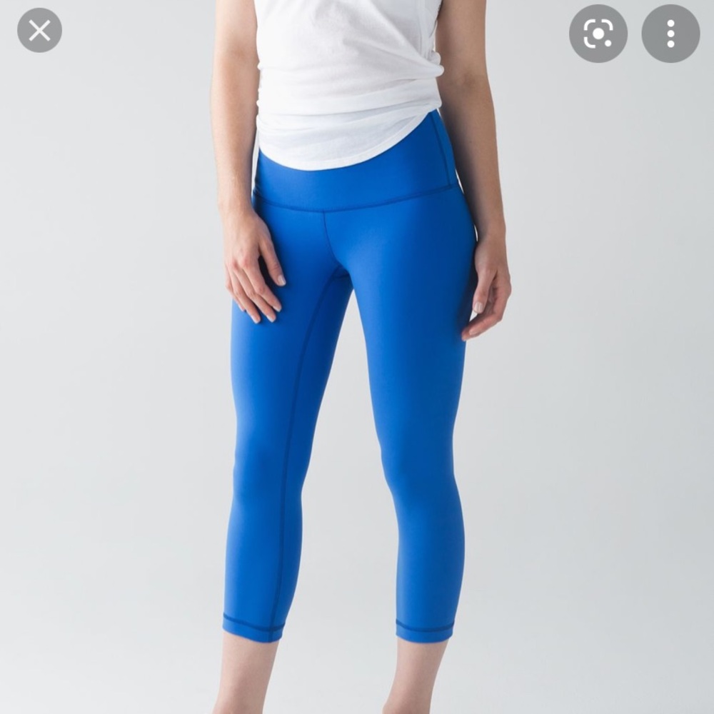 Lululemon Wunder Under High rise cropped leggings
